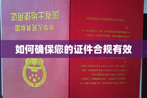 定海如何确保您的证件合规有效