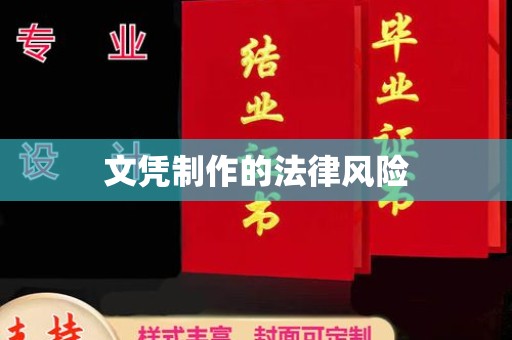 定海文凭制作的法律风险