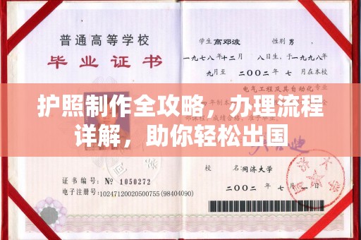定海护照制作全攻略，办理流程详解，助你轻松出国